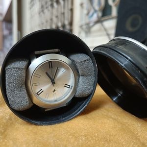 Fastrack watch silver colour